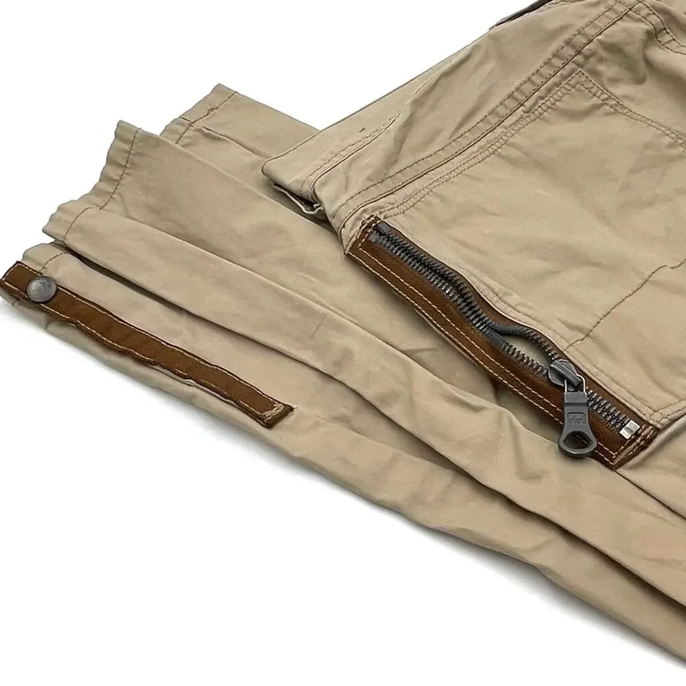 VINTAGE - GUESS JEANS men's beige hiking pants size W34 / L32